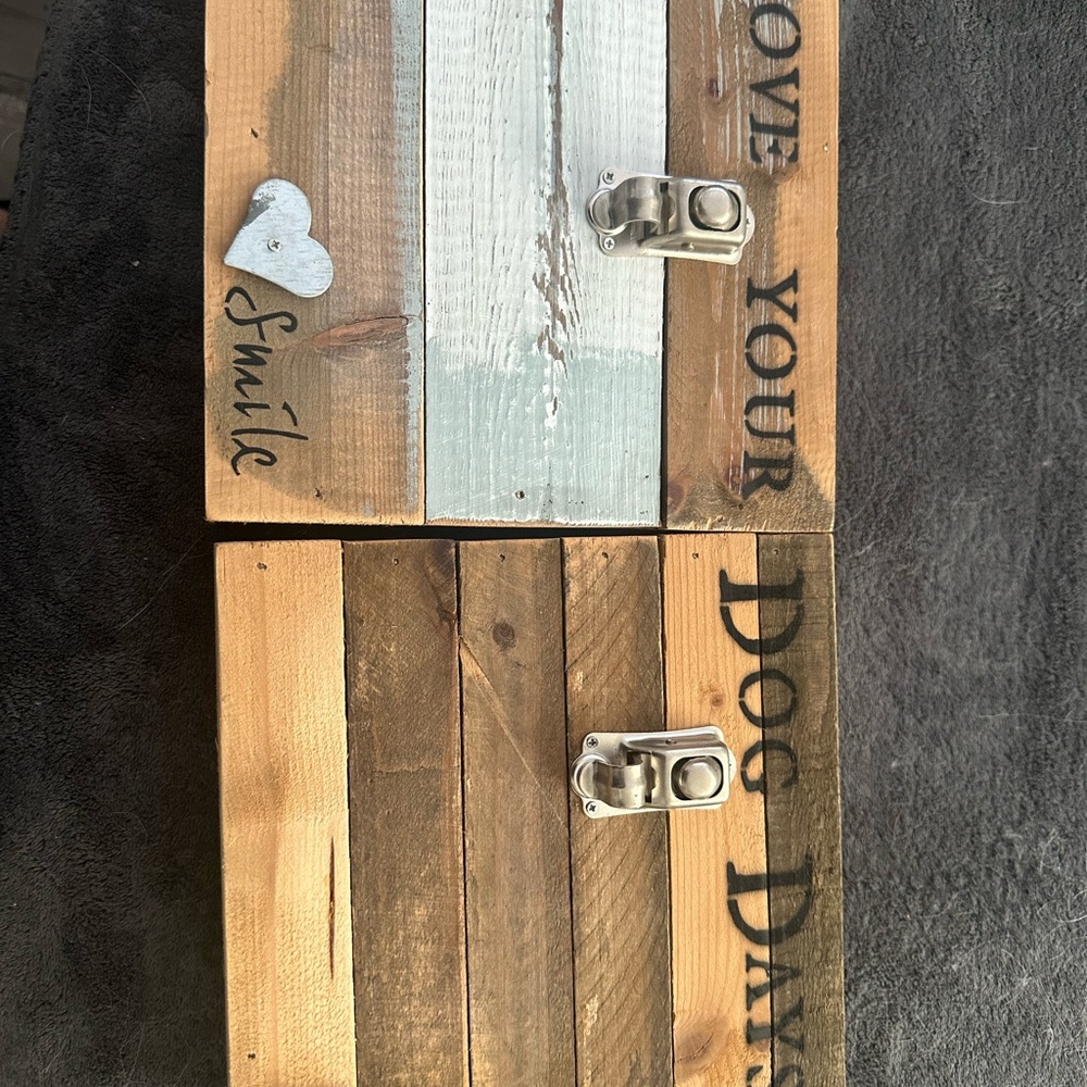 Rustic Wooden Wall Decor with Heart Accent